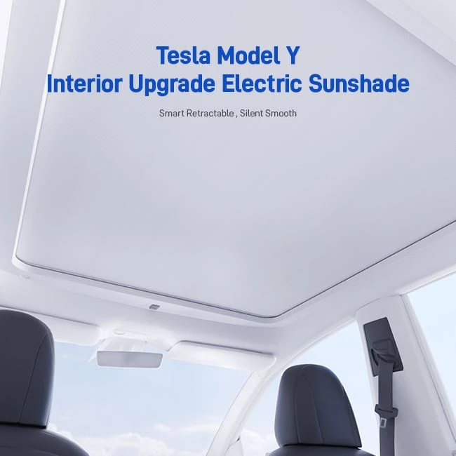 Tấm che nắng điện nâng cấp nội thất Tesla Model Y