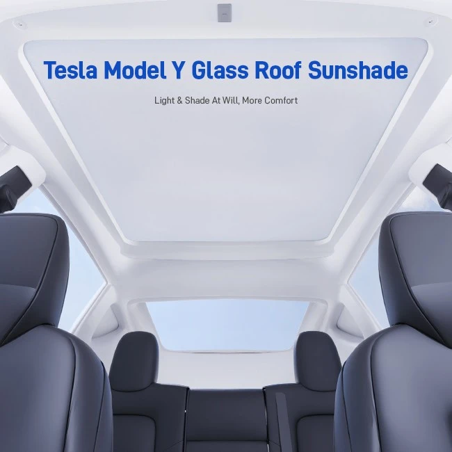 Tesla Model Y Interior Upgrade Electric Sunshade suppliers